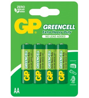 GP Greencel R6 AA Boy Çinko Kalem Pil 4'lü Paket GP15G-U4