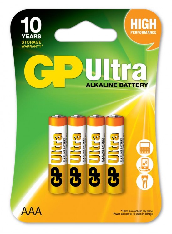GP G-Tech LR03 AAA Boy Ultra Alkalin İnce Kalem Pil 4'lü Paket GP24AUMB-U4 GP G-Tech LR03 AAA Boy Ultra Alkalin İnce Kalem Pil 4'lü Paket GP24AUMB-U4
