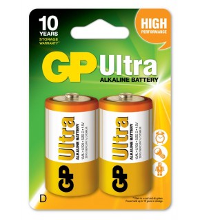 GP G-Tech LR20 Büyük Boy Ultra Alkalin Pil 2'li Paket GP13AU-U2 D Boy