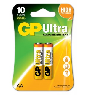 GP G-Tech LR6 AA Boy Ultra Alkalin Kalem Pil 2'li Paket GP15AU-U2