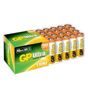 GP G-Tech LR6 AA Boy Ultra Alkalin Kalem Pil 40'lı Paket GP15AU-2B40
