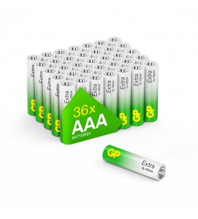 Gp R03 AAA Boy Extra Alkalin İnce Kalem Pil 36 lı Paket GP24AXETA21-2ECECBF36