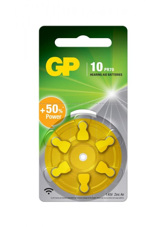 GP ZA10 1.4V Düğme Kulaklık Pili 6'lı Paket GP ZA10 1.4V Düğme Kulaklık Pili 6'lı Paket