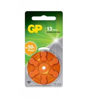 GP ZA13 1.4V Düğme Kulaklık Pili  6'lı Paket