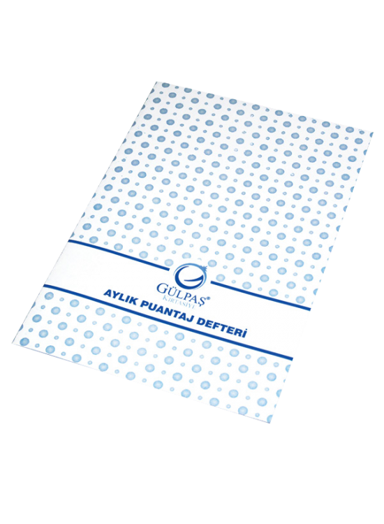 Gülpaş Aylık Puantaj Defteri Orta 12 Yaprak 127 (1 Adet) Gülpaş Aylık Puantaj Defteri Orta 12 Yaprak 127 (1 Adet)