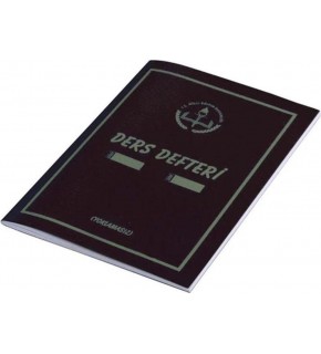 Gülpaş Ders Defteri 12 Ders Yoklamasız Plastik Kapak 540