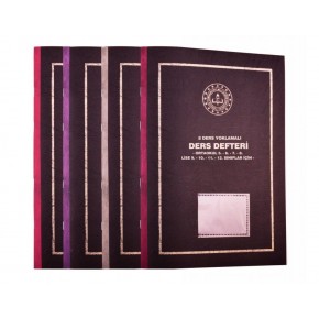 Gülpaş Ders Defteri Yoklamalı Plastik Kapak 8.Ders 25x35 384