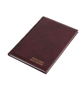 Gülpaş Gelen Evrak Kayıt Defteri Suni Deri 100 YP 22x32 351