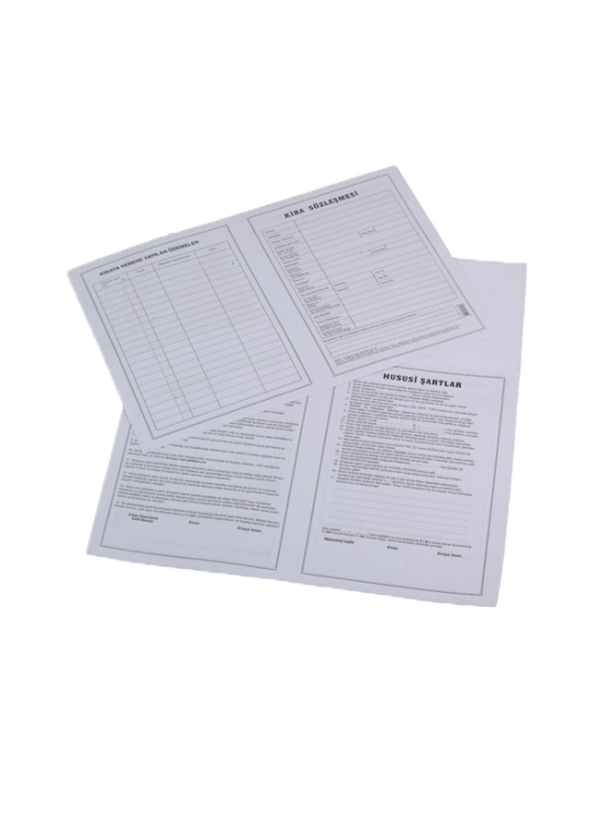 Gülpaş Kira Kontratı 100 Lü 21x30 205