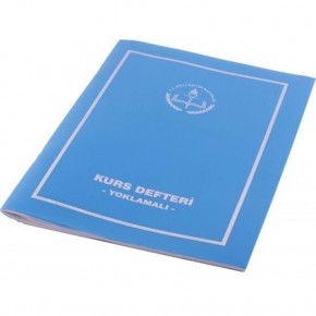 Gülpaş Kurs Defteri Yoklamalı Plastik Kapak 22x32 (1 Adet)