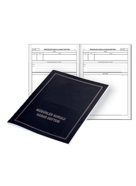 Gülpaş Müdürler Kurulu Karar Defteri 132 (1 Adet) Gülpaş Müdürler Kurulu Karar Defteri 132 (1 Adet)