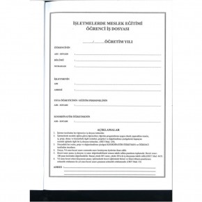 Gülpaş Öğrenci Staj Dosyası Meslek Liseleri İçin 216
