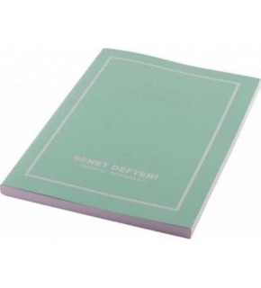 Gülpaş Senet Defteri Plastik Kapak 120 Yaprak 20x28 019 (1 Adet)
