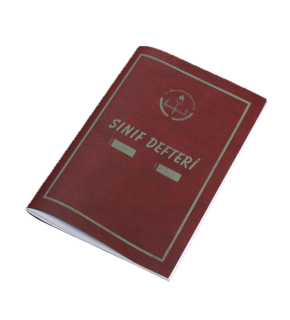 Gülpaş Sınıf Defteri Takvimli Plastik Kapak 1-2-3-4-5 Sınıflar İçin 390