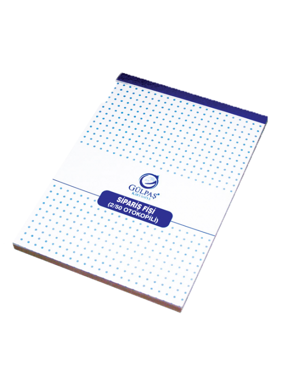 Gülpaş Sipariş Fişi Otocopyli 2-50 14x20 107 (1 Adet) Gülpaş Sipariş Fişi Otocopyli 2-50 14x20 107 (1 Adet)