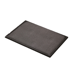 Gülpaş Sümen Tablası Napa Suni Deri Sade Siyah 901