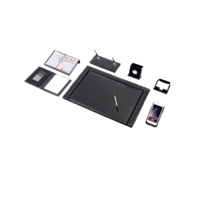 Gülpaş Sümen Takımı 11 Parça Macro Desen Siyah 239