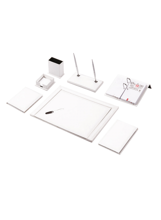 Gülpaş Sümen Takımı 11 Parça Napa Suni Deri Beyaz 921