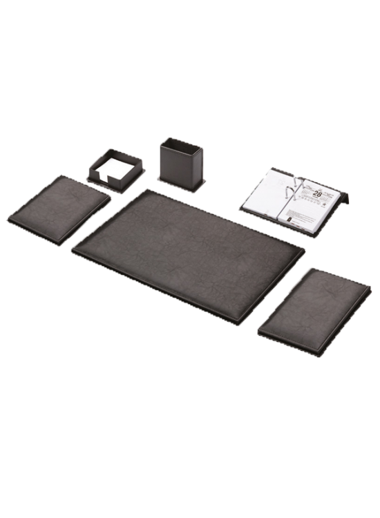 Gülpaş Sümen Takımı 6 Parça Napa Suni Deri Siyah 903