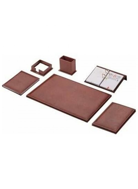 Gülpaş Sümen Takımı 6 Parça Suni Deri Klasik Kahve 288