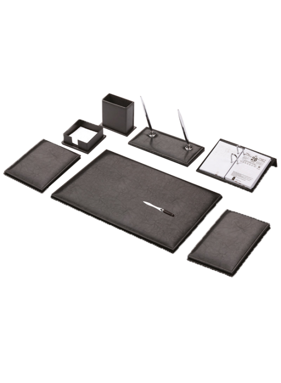 Gülpaş Sümen Takımı 9 Parça Napa Suni Deri Sade Çift Kalemli Siyah 907 Gülpaş Sümen Takımı 9 Parça Napa Suni Deri Sade Çift Kalemli Siyah 907