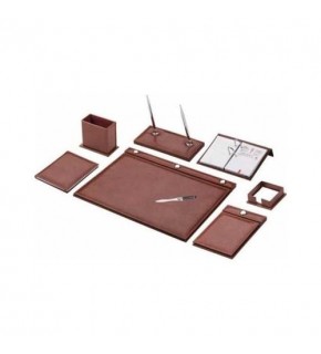 Gülpaş Sümen Takımı 9 Parça Suni Deri Kahverengi 261