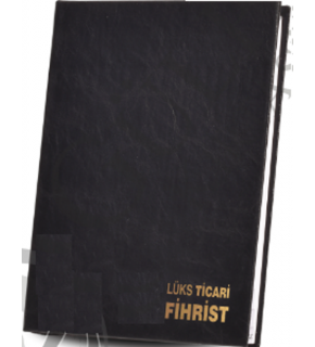 Gülpaş Ticari Fihrist Lüks 20x28 4 Lü 28 Repartuarlı Termo 708