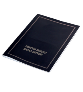 Gülpaş Yönetim Kurulu Karar Defteri Plastik Kapak 40 Yaprak (1 Adet)