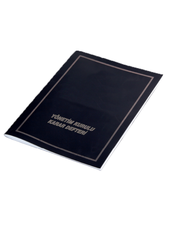 Gülpaş Yönetim Kurulu Karar Defteri Plastik Kapak 40 Yaprak (1 Adet)