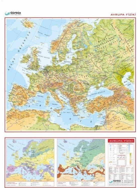Gürbüz Avrupa Fiziki 70x100 22033 Gürbüz Avrupa Fiziki 70x100 22033