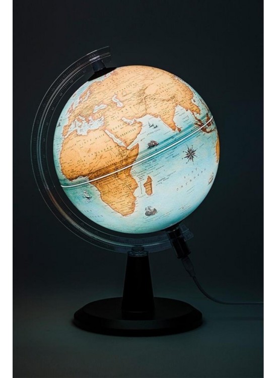 Gürbüz Küre Modern Antik Işıklı 26 CM