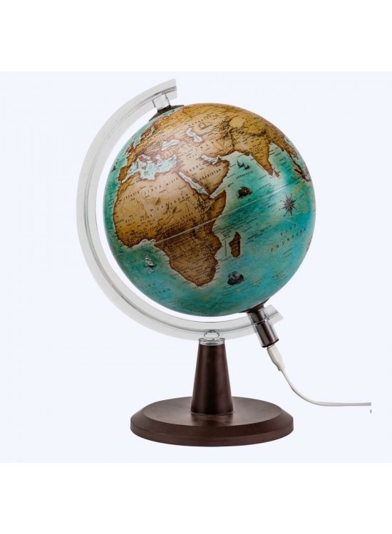 Gürbüz Küre Modern Antik Işıklı 30 CM