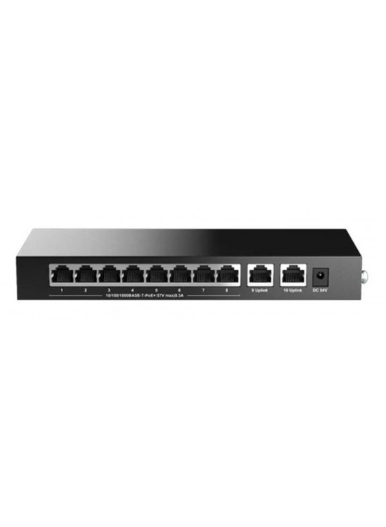 H3C Magic BS210T-HP 8 Port Poe+ 2 Port Uplink 10-100-1000 Mbps 110W Metal Kasa Swich H3C Magic BS210T-HP 8 Port Poe+ 2 Port Uplink 10-100-1000 Mbps 110W Metal Kasa Swich