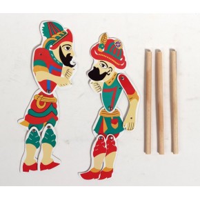 Hacivat Karagöz Kutulu 10X28