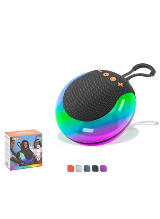 HADRON BS26 Mini Bluetooth Hoparlör FM RGB 12 x 6 x 12.3 cm