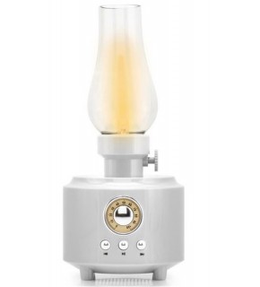 Hadron C210 Beyaz Bluetooth Nostalji Gaz Lambası Speaker100-100-200MM