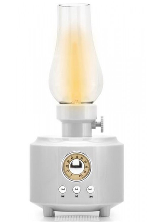 Hadron C210 Beyaz Bluetooth Nostalji Gaz Lambası Speaker100-100-200MM