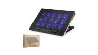 Hadron Dcxaa2 Notebook Soğutucu 15-Fan 13-17.3 RGB Siyah