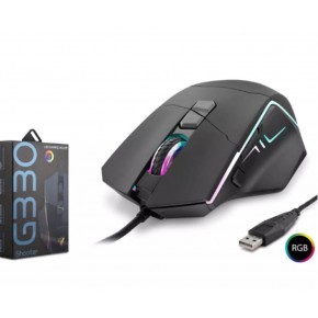 Hadron G330 Shooter 8 Buttons RGB 6400 DPI Usb Oyuncu Mouse (1,50cm Kablo Uzunluğu)