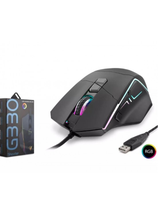 Hadron G330 Shooter 8 Buttons RGB 6400 DPI Usb Oyuncu Mouse (1,50cm Kablo Uzunluğu) Hadron G330 Shooter 8 Buttons RGB 6400 DPI Usb Oyuncu Mouse (1,50cm Kablo Uzunluğu)