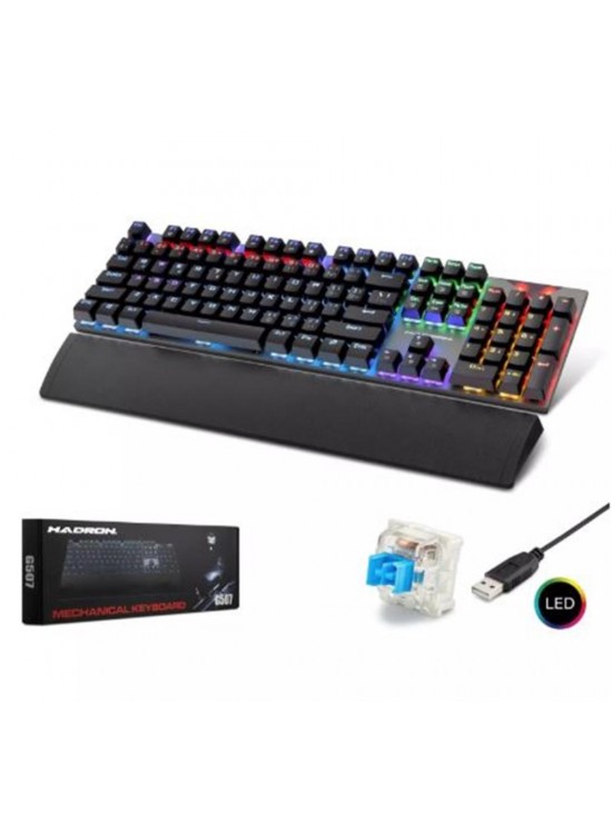HADRON G507 KABLOLU MEKANİK RGB OYUN KLAVYE