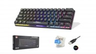 Hadron G509B Kablolu Oyuncu Mini Klavye Mekanik Blue Switch Rgb Q Siyah