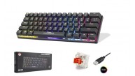 Hadron G509R Kablolu Oyuncu Mini Klavye Mekanik Red Switch Rgb Q Siyah