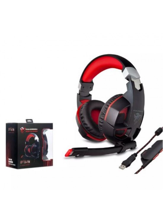 Hadron G59 Gaming Kulaklık Usb 7.1 Ps4 Led Siyah-Kırmızı