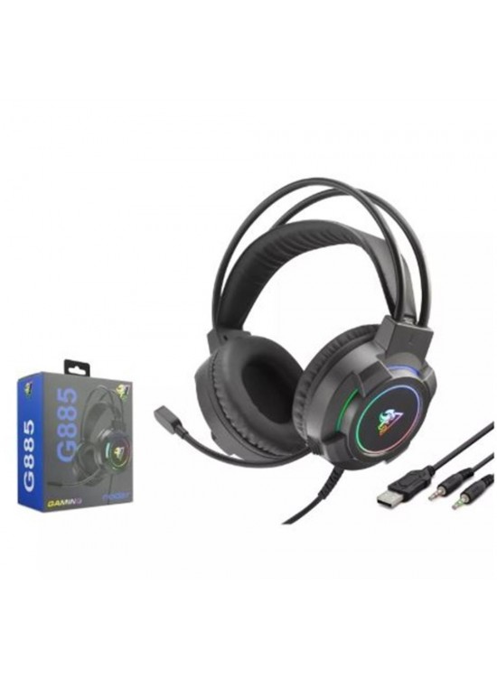 Hadron G885 Gaming Kulaklık 2-3.5Mm + Usb Siyah Hadron G885 Gaming Kulaklık 2-3.5Mm + Usb Siyah