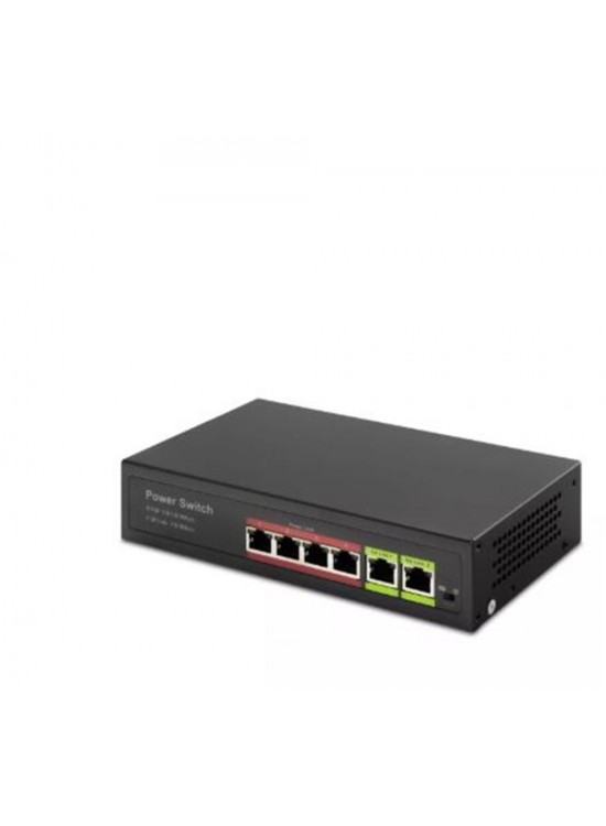 HADRON HD04 POE SWITCH 2UPLINK 4+2 10-100 MBPS 4PORT HADRON HD04 POE SWITCH 2UPLINK 4+2 10-100 MBPS 4PORT