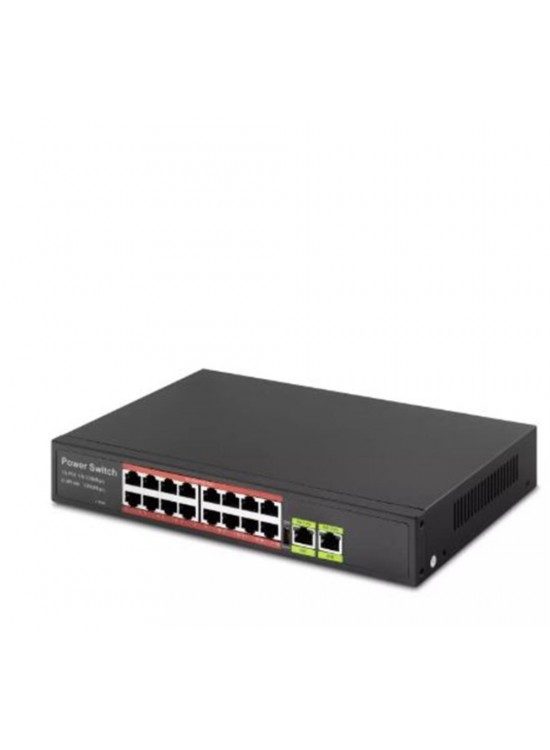 HADRON HD16 POE SWITCH 2UPLINK 16+2 10-100-1000 MBPS 16PORT HADRON HD16 POE SWITCH 2UPLINK 16+2 10-100-1000 MBPS 16PORT