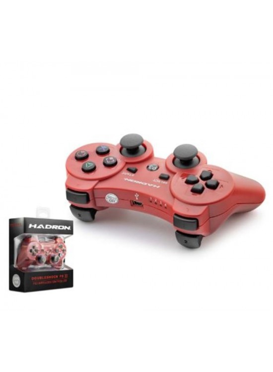 HADRON HD325K PS3 Uyumlu Kablosuz Bluetooth GamePad Oyun Kolu DoubleShock III - Kırmızı