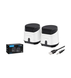 Hadron HD6024W Speaker Pc Beyaz 8.5-9-9 cm