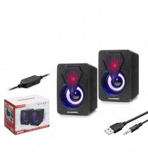 Hadron HD6053 Bilgisayar Speaker 1.1 LEDLİ SİYAH